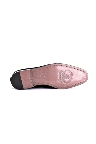 Corrente 6376S Suede Loafer - Navy & Gray-AmbrogioShoes
