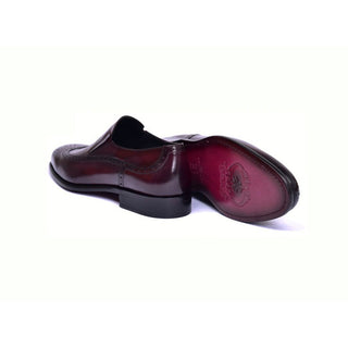 Corrente 6401 Men's Shoes Calf-Skin Leather Wingtip Formal Loafers (CRT1458)-AmbrogioShoes