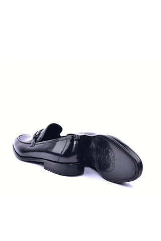 Corrente 6415 Leather Horse-Bit Loafer-AmbrogioShoes