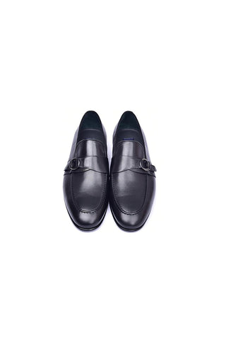Corrente 6628 Calf-Skin Leather Side Buckle Loafers (CRT1478)-AmbrogioShoes