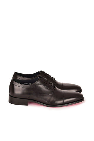 Corrente 6694 Leather Oxford - Black-AmbrogioShoes