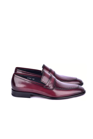 Corrente 6797 Buffalo Penny Loafer - Cordovan-AmbrogioShoes