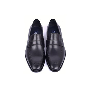 Corrente 6797 Men's Shoes Calf-Skin Leather Dress Loafers (CRT1479)-AmbrogioShoes