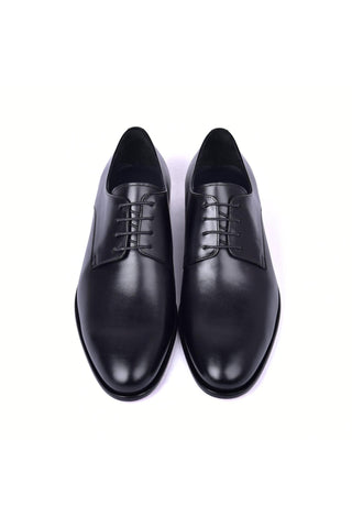 Corrente 6806 Leather Derby - Black-AmbrogioShoes