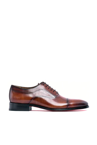 Corrente 6806 Leather Oxford - Tan-AmbrogioShoes