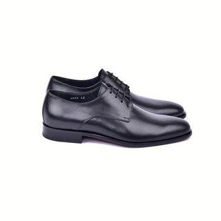 Corrente 6806 Men's Shoes Black Calf-Skin Leather Derby (CRT1492)-AmbrogioShoes