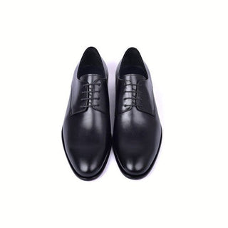 Corrente 6806 Men's Shoes Black Calf-Skin Leather Derby (CRT1492)-AmbrogioShoes