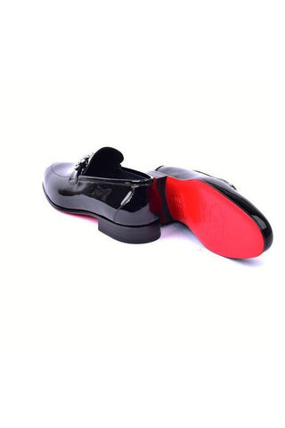 Corrente 7260 Black Patent Horsebit Formal Loafers (CRT1488)-AmbrogioShoes