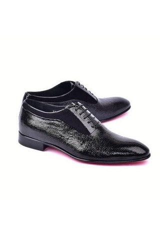 Corrente 7355 Black Polished Leather Formal Oxfords (CRT1484)-AmbrogioShoes