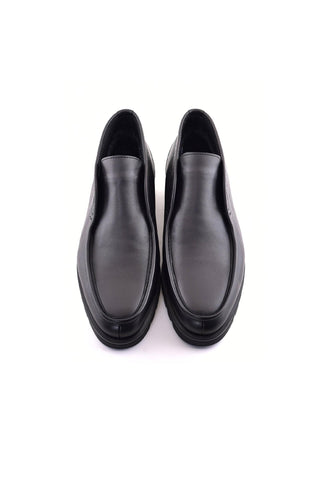 Corrente 7520 Leather Chukka Boot - Black-AmbrogioShoes