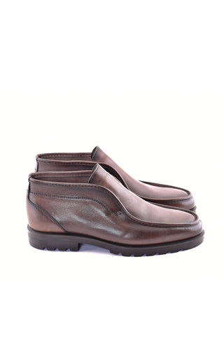 Corrente 7520 Leather Chukka Boot - Brown-AmbrogioShoes