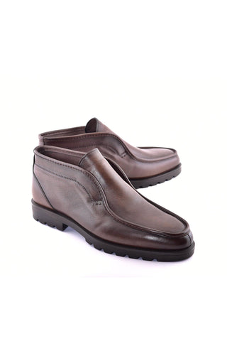 Corrente 7520 Leather Chukka Boot - Brown-AmbrogioShoes