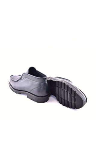 Corrente 7520 Leather Chukka Boot - Navy-AmbrogioShoes