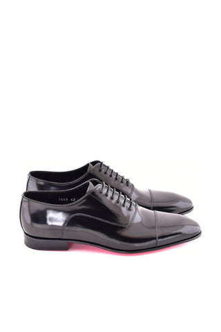 Corrente 7645 Patent Oxford - Black-AmbrogioShoes