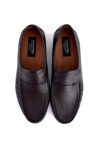 Corrente 7806 Deer Loafer - Brown-AmbrogioShoes