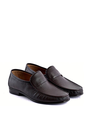 Corrente 7806 Deer Loafer - Brown-AmbrogioShoes