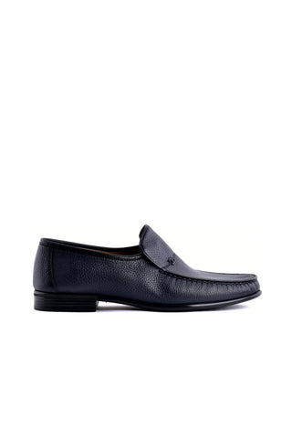 Corrente 7806 Deer Loafer - Navy-AmbrogioShoes