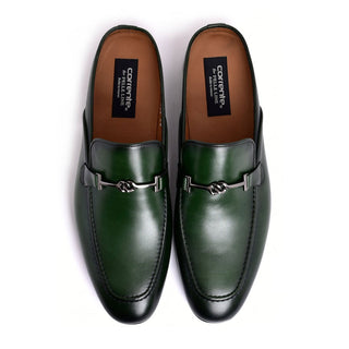 Corrente 8248 Men’s Shoes Calf-Skin Leather Slip-On Horse-bit Mule (CRT1530)-AmbrogioShoes