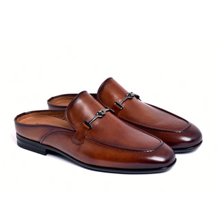 Corrente 8248 Men’s Shoes Calf-Skin Leather Slip-On Horse-bit Mule (CRT1530)-AmbrogioShoes