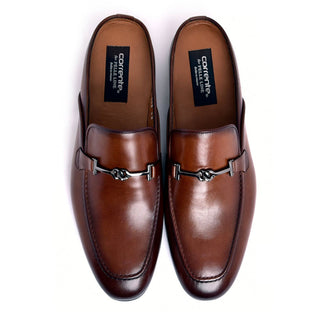 Corrente 8248 Men’s Shoes Calf-Skin Leather Slip-On Horse-bit Mule (CRT1530)-AmbrogioShoes
