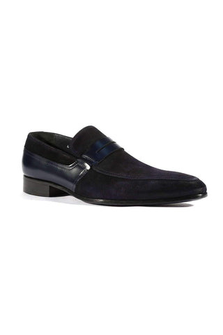 Corrente C143 Suede / Leather Loafers-AmbrogioShoes