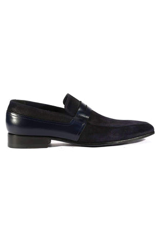 Corrente C143 Suede / Leather Loafers