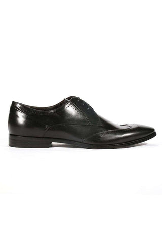 Corvari Designer Men's Designer Shoes Setacalf Black Nappa Oxfords (COR1000)-AmbrogioShoes
