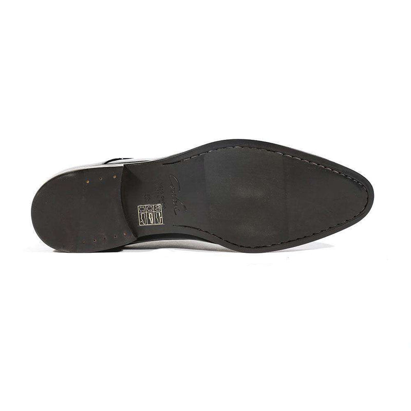 Corvari Designer Mens Dress Shoes Vernice Black Patent Leather Oxfords (COR1003)-AmbrogioShoes