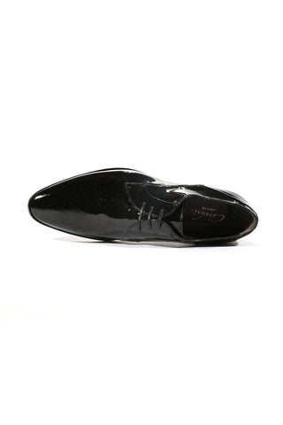 Corvari Designer Vernice Black Patent Oxfords (COR1003)-AmbrogioShoes
