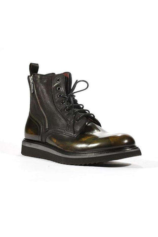 Corvari Dover Militare Military Green High-Top Boots (COR1012)-AmbrogioShoes