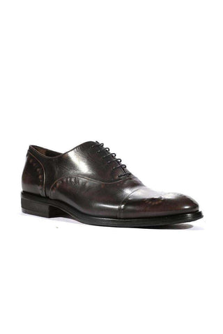 Corvari Gioia Calf-Skin Black Oxfords (COR1011)-AmbrogioShoes