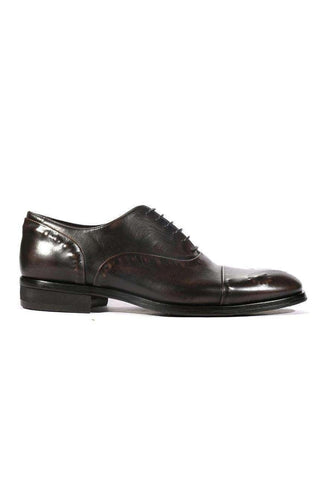 Corvari Gioia Calf-Skin Black Oxfords (COR1011)-AmbrogioShoes