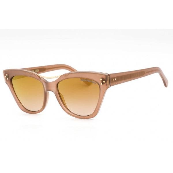 Cutler and Gross CG1283S Sunglasses GOLD/PINK/BROWN/METALLIC / Brown Gradient-AmbrogioShoes
