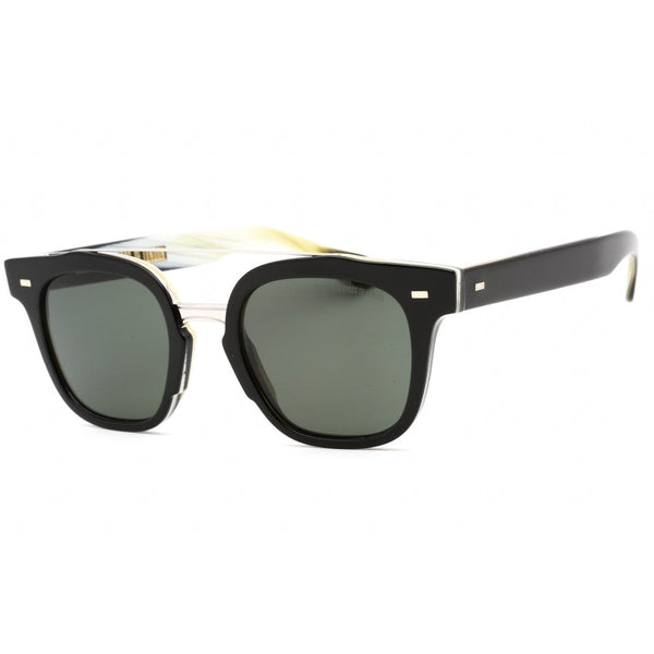 Cutler and Gross CG1297S Sunglasses SLVR/BLK/YL/BRN/METAL/CRM/BEIGE/Green-AmbrogioShoes