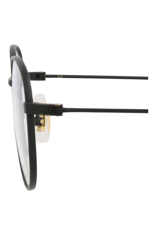 Dunhill SEMIMATTE BLACK Eyeglasses