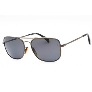 David Beckham DB 1093/S Metal Rectangular Men's Sunglasses-AmbrogioShoes