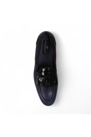 Dino Bigioni Mustang Asport Indigo Loafers (DB1001)-AmbrogioShoes