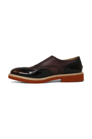 Dino Bigioni Shade Fume Brown Loafers (DB1006)-AmbrogioShoes