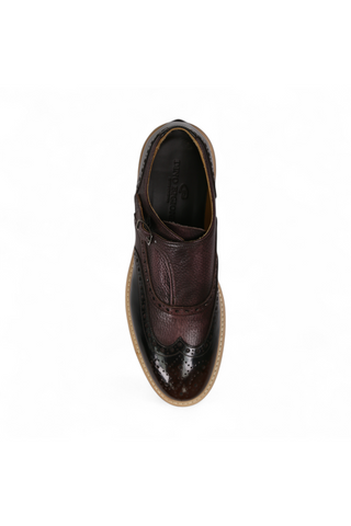 Dino Bigioni Shade Fume Brown Loafers (DB1006)-AmbrogioShoes