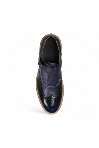 Dino Bigioni Shade Fume Indigo Loafers (DB1007)-AmbrogioShoes