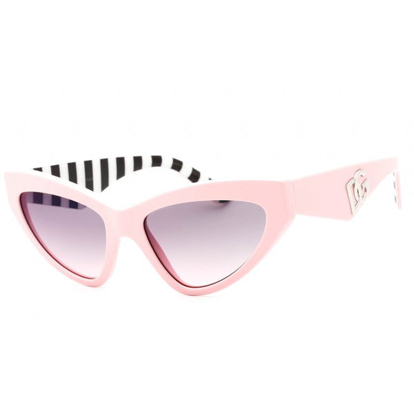 Dolce & Gabbana 0DG4439 Sunglasses Pink / Rose Gradient Grey Mirror Blue-AmbrogioShoes