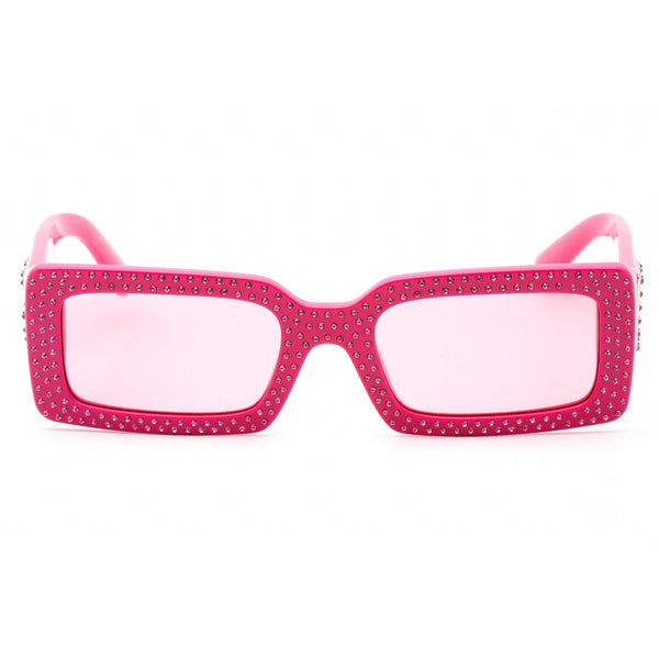 Dolce & Gabbana 0DG4447B Sunglasses Fuchsia Pink Gems / Rose Pink-AmbrogioShoes
