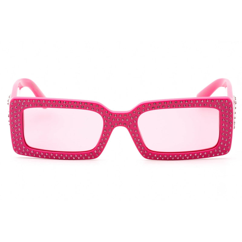 Dolce & Gabbana 0DG4447B Sunglasses Fuchsia Pink Gems / Rose Pink Women's-AmbrogioShoes