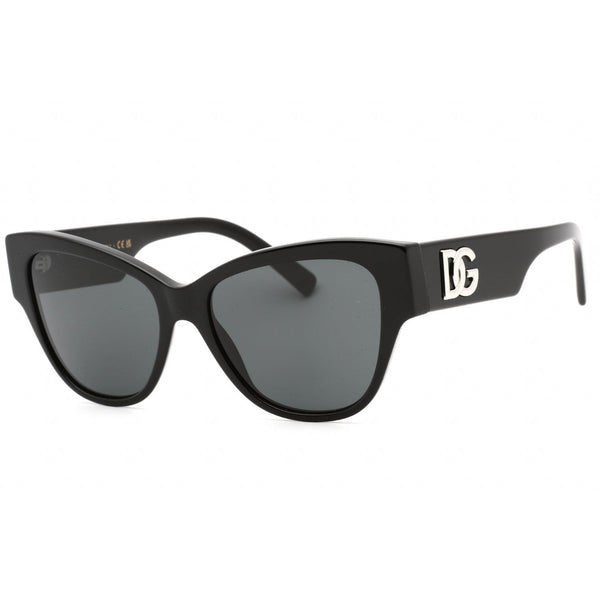 Dolce & Gabbana 0DG4449 Sunglasses Black / Dark Grey-AmbrogioShoes