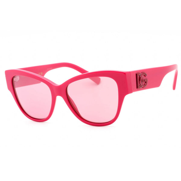 Dolce & Gabbana 0DG4449 Sunglasses Fuchsia / Pink Mirror Internal Silver-AmbrogioShoes