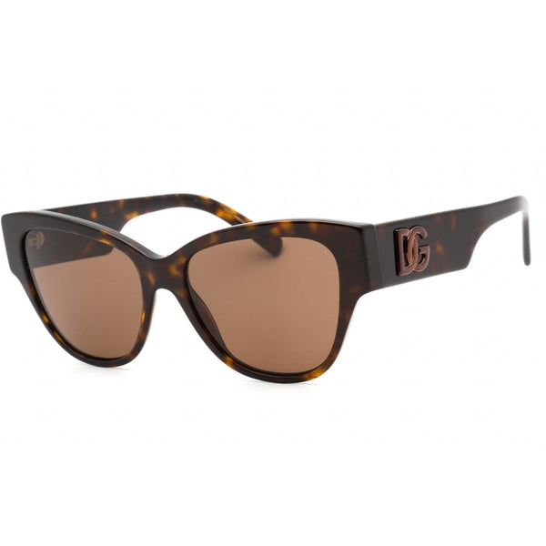 Dolce & Gabbana 0DG4449 Sunglasses Havana / Dark Brown-AmbrogioShoes