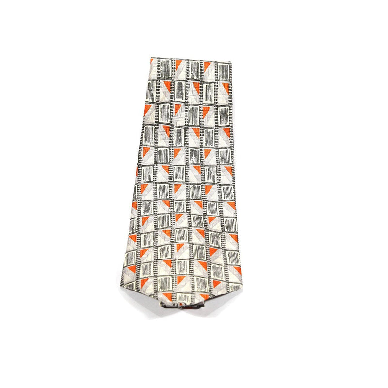 Dolce & Gabbana D&G Necktie Mens Tie Reg & Grey Design (DGT874)-AmbrogioShoes