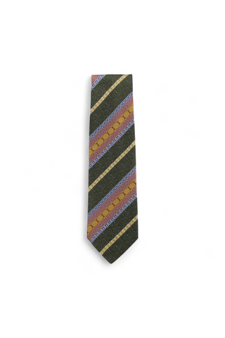Dolce & Gabbana Men's Multi Color Fabric Neck Tie (DGT1001)-AmbrogioShoes