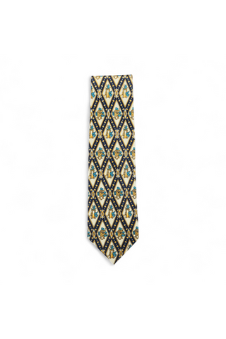 Dolce & Gabbana Men's Multi Color Fabric Neck Tie (DGT1008)-AmbrogioShoes