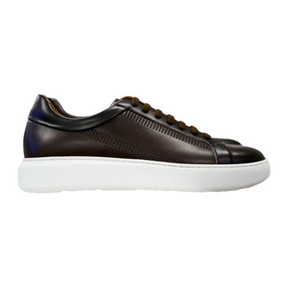 Donatello Deron Brown Calf-Skin Leather Casual Sneakers (DON1000)-AmbrogioShoes